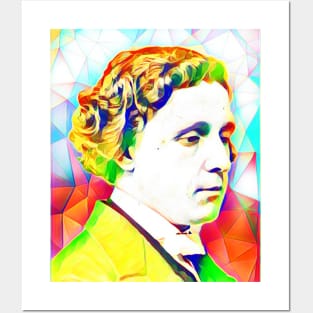 Lewis Carroll Colourful Portrait | Lewis Carroll Artwork 12 Posters and Art